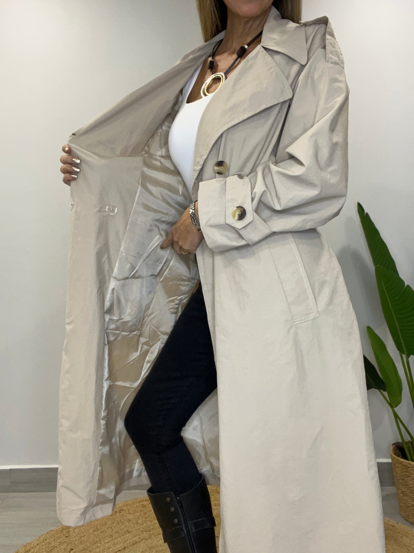 Trench Impermeable Imperio Beige