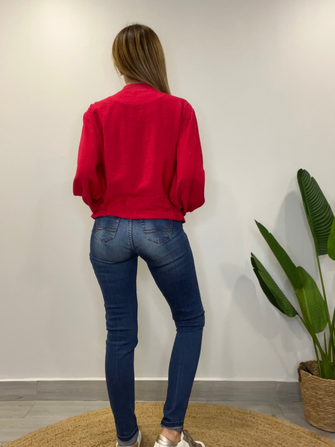 Bomber coquet Rojo