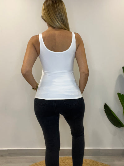 Peto Basico Lycra Blanco