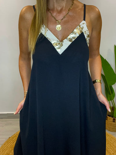 Vestido Gala Negro