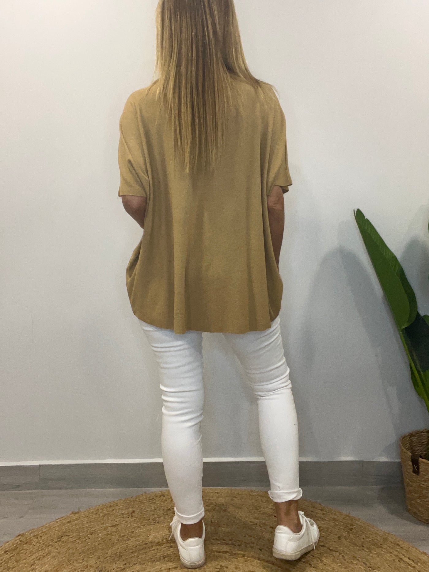 Polera Hilo Denver Camel