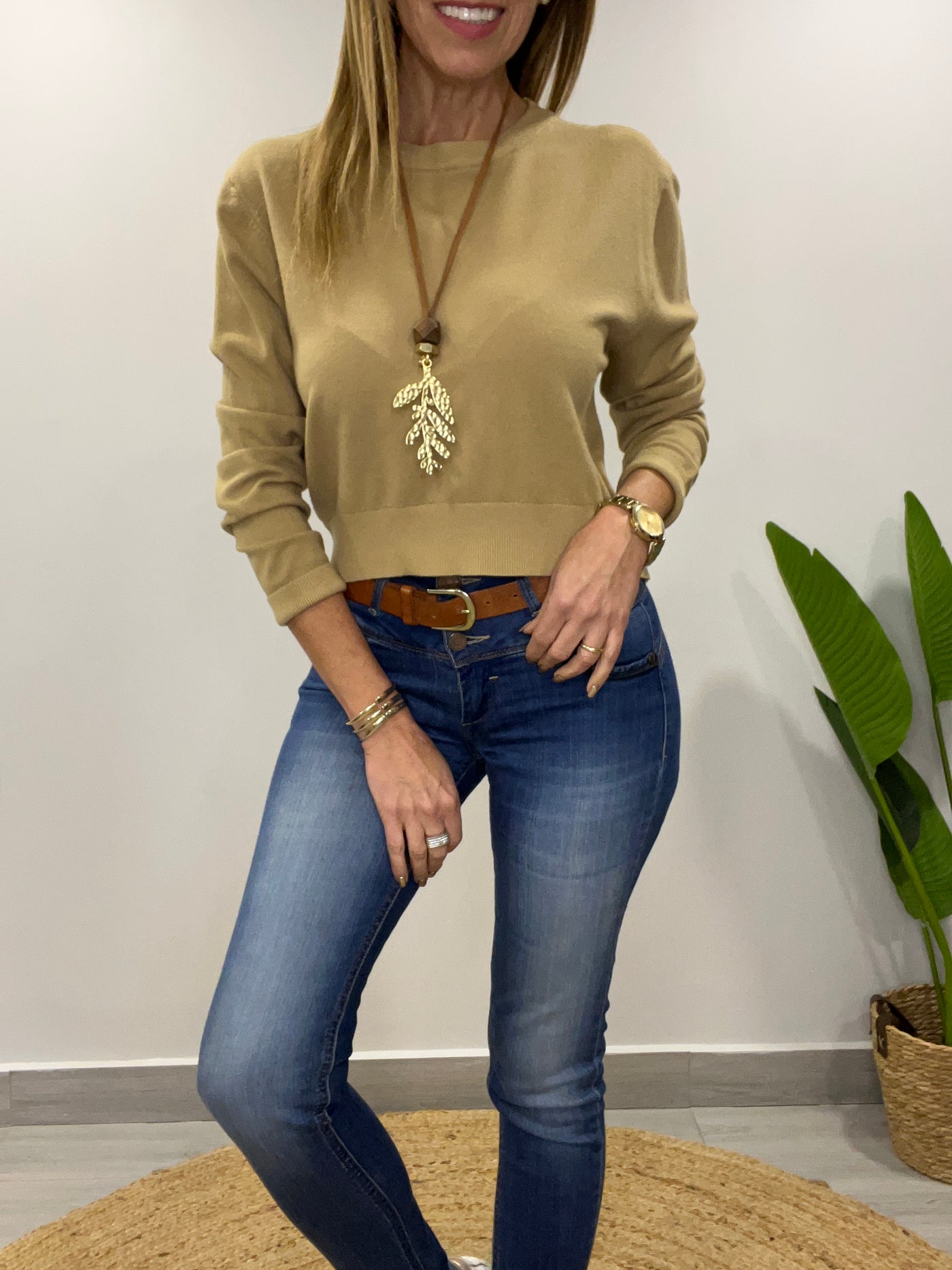 Sweater pretty Camel