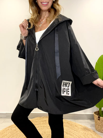 Cortavientos (Oversize ) Hope negro