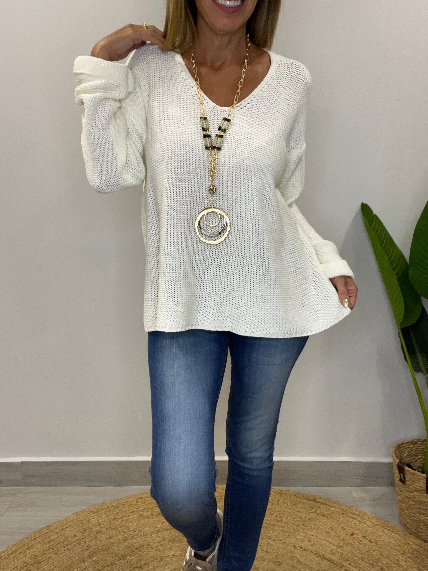 Sweater Melina Crudo