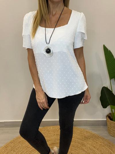 Blusa  Barbara Blanca