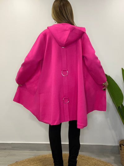 Abrigo Argolla fucsia