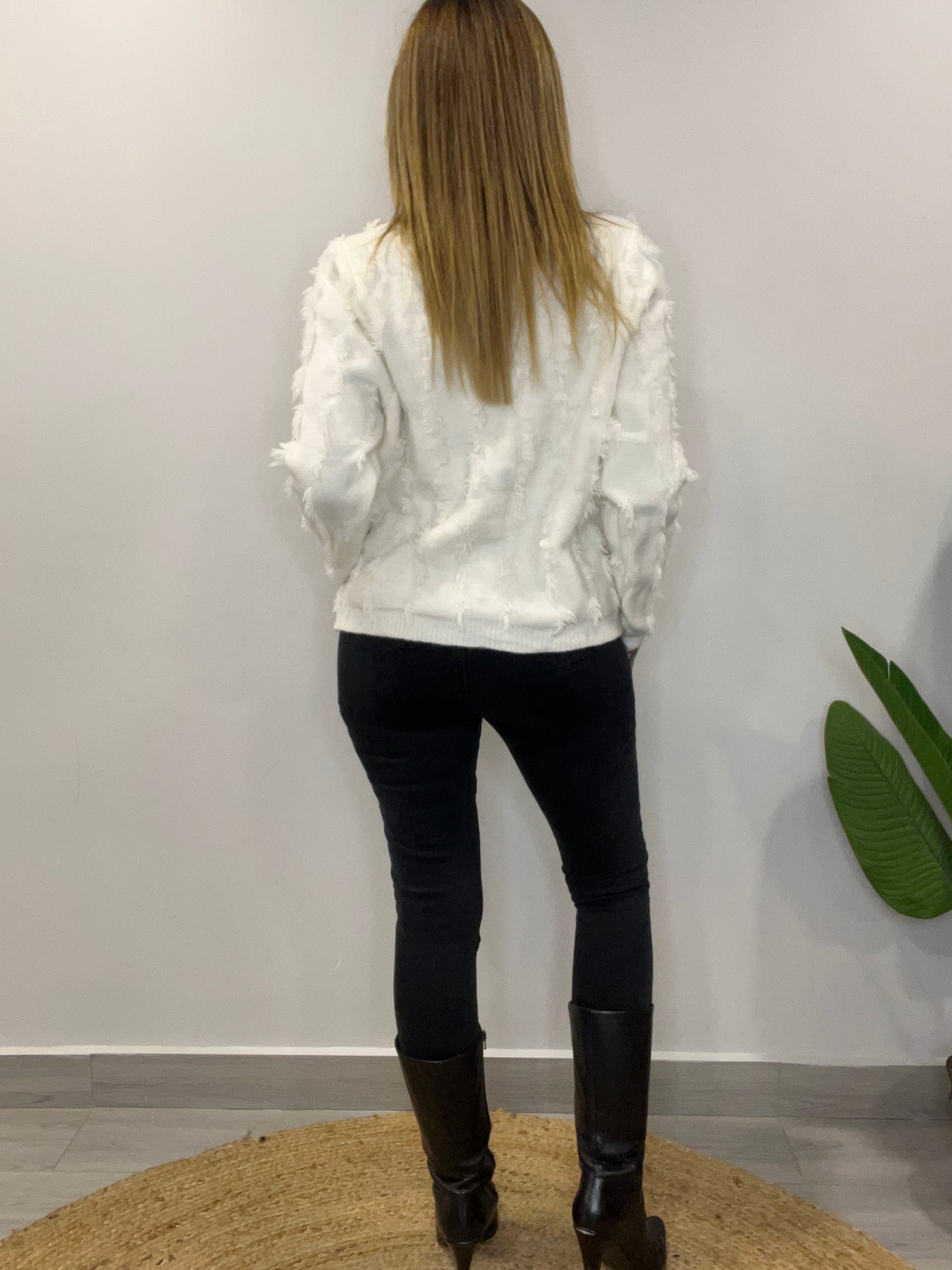 Chaleco Emma Crudo