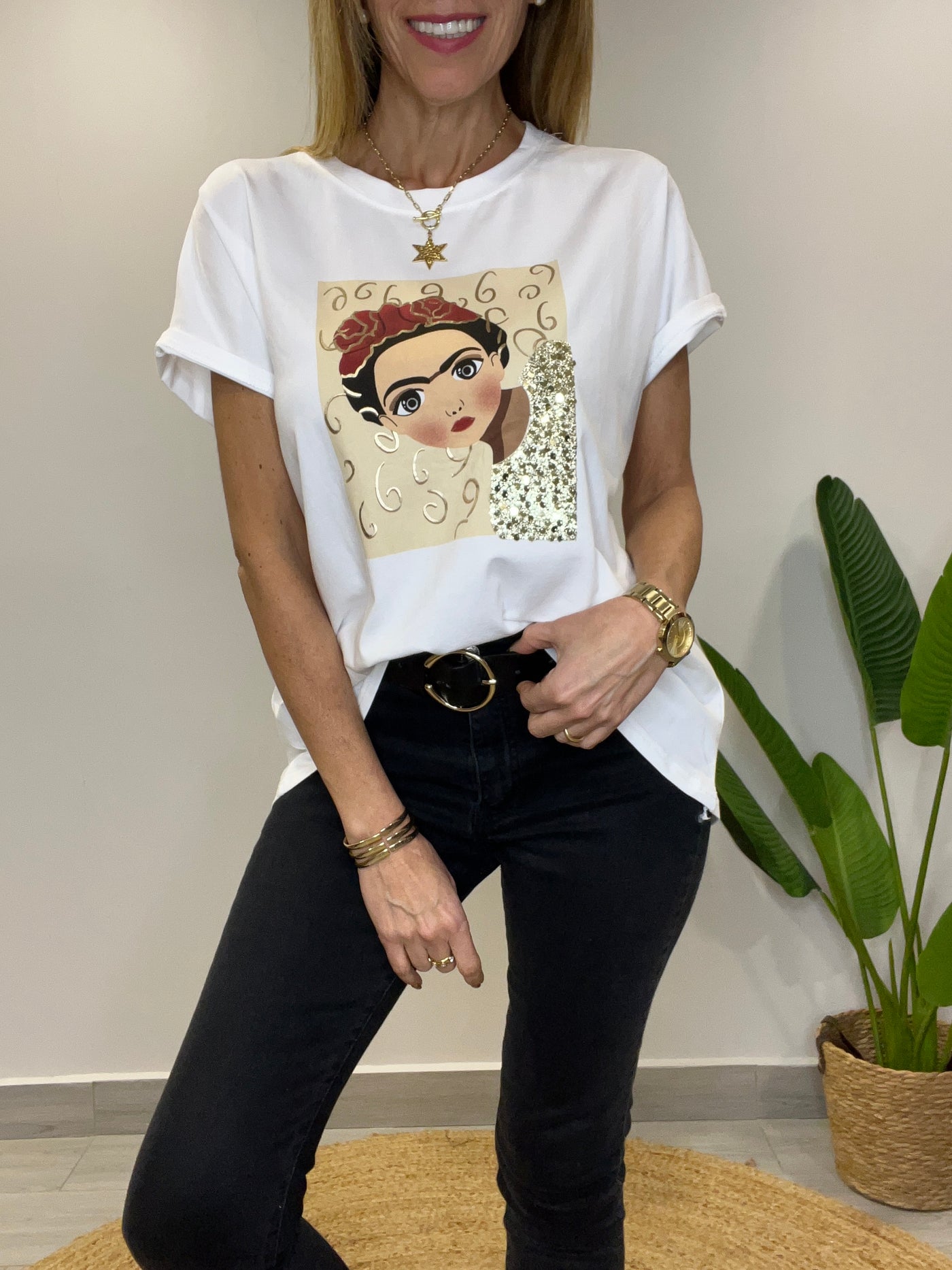Polera Dora Blanca