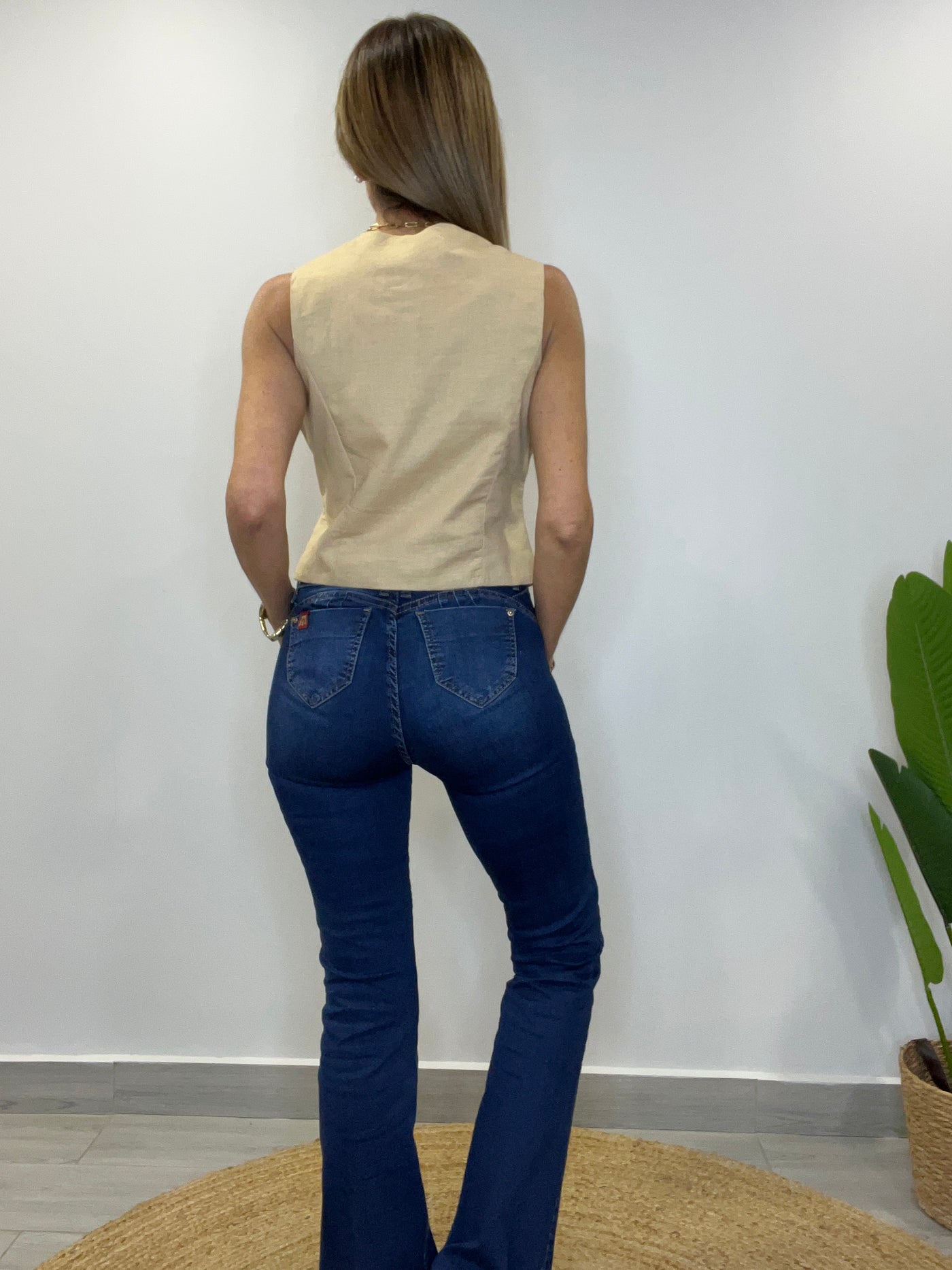Best Italiano Lino/bordado/forrado Santorini Beige