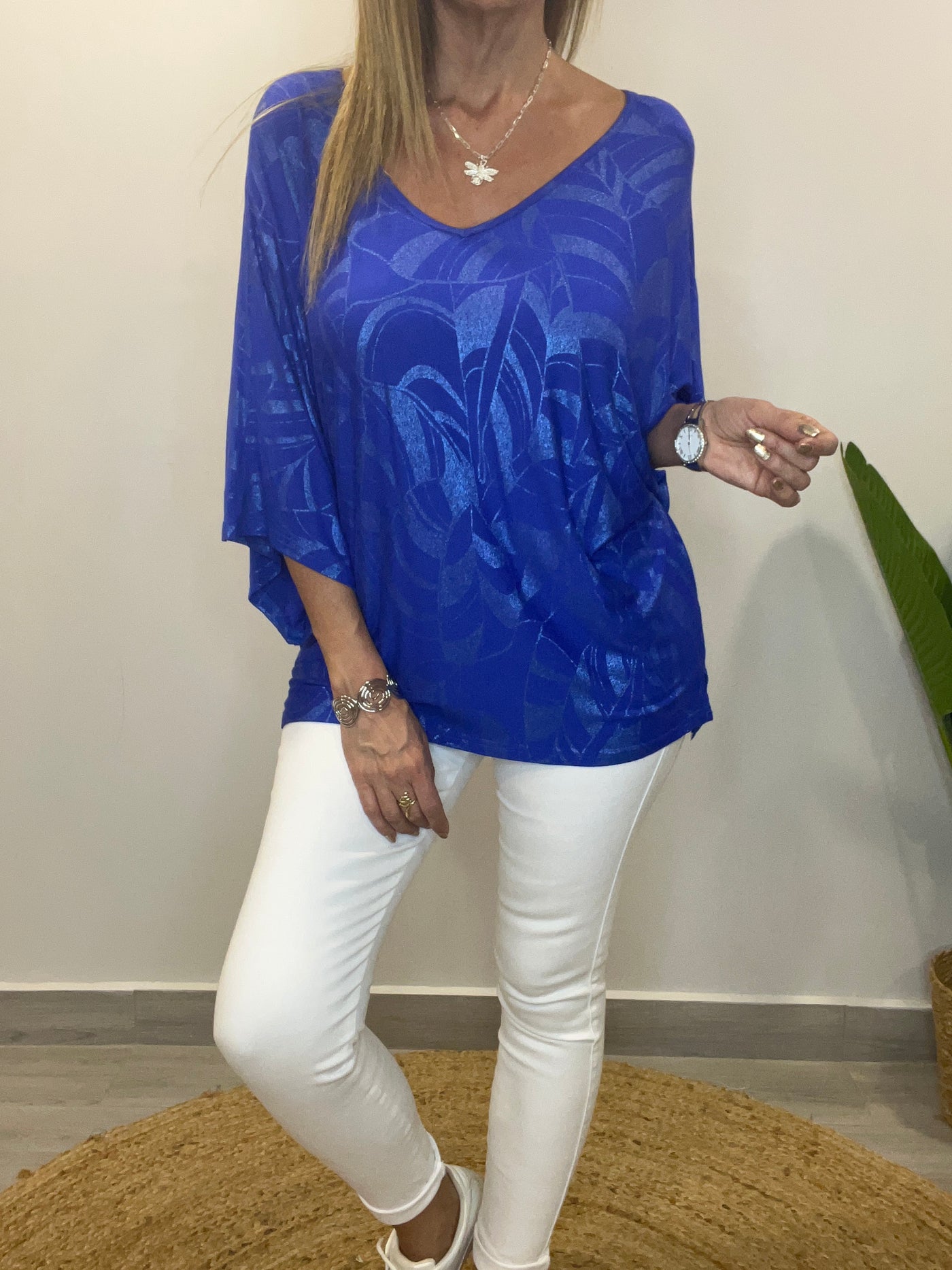 Polera Eloísa Azulina
