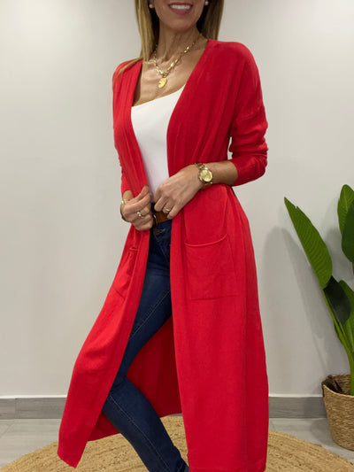 Cárdigan Tifani Rojo