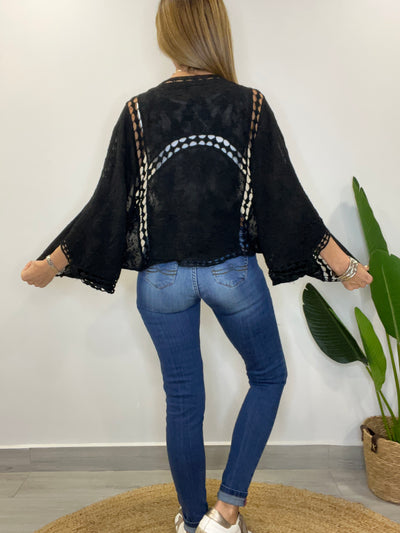Tapado Hilo SantisT Negro
