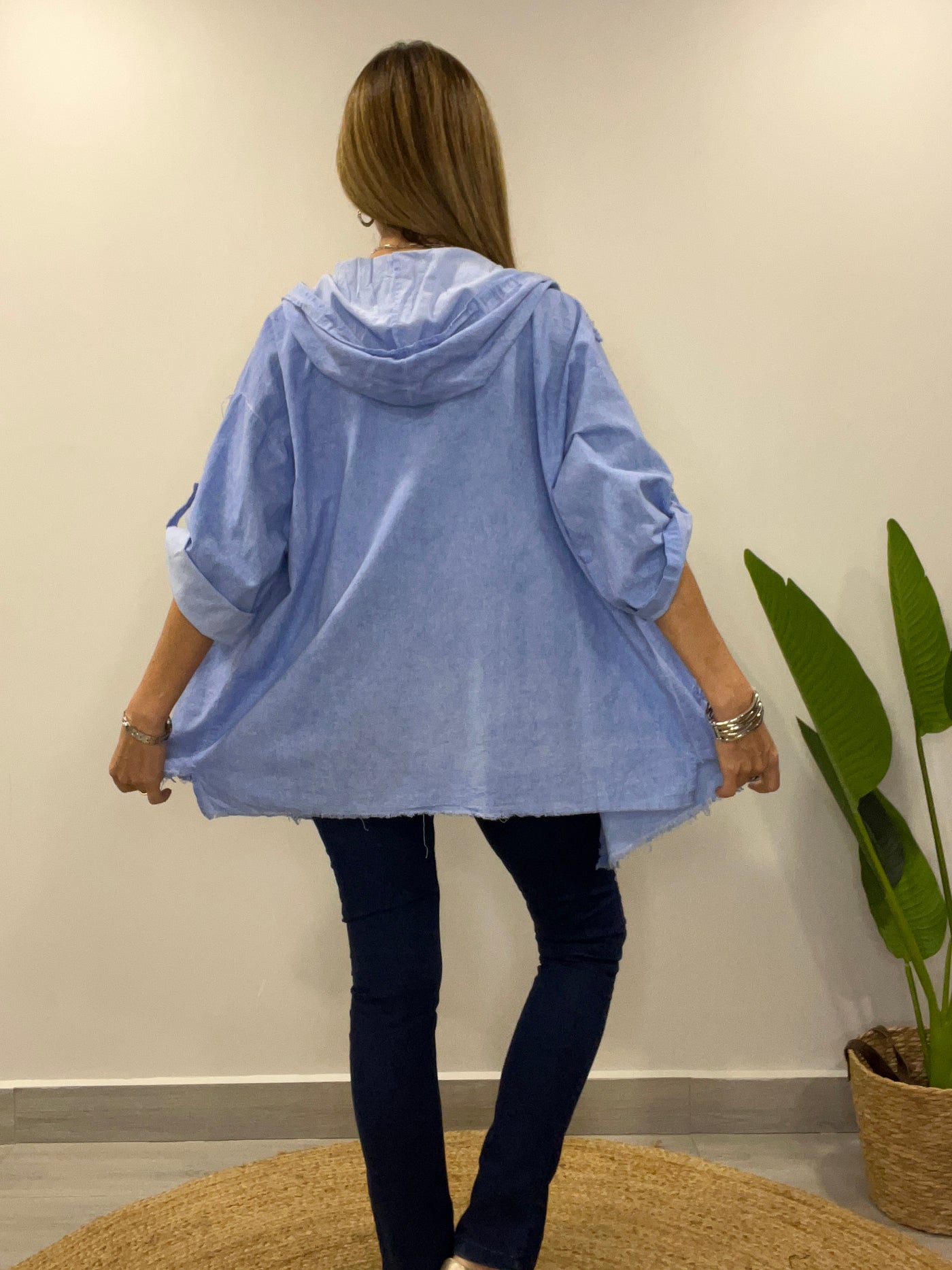 Chaqueta/Blusón linolet Ferraty azul