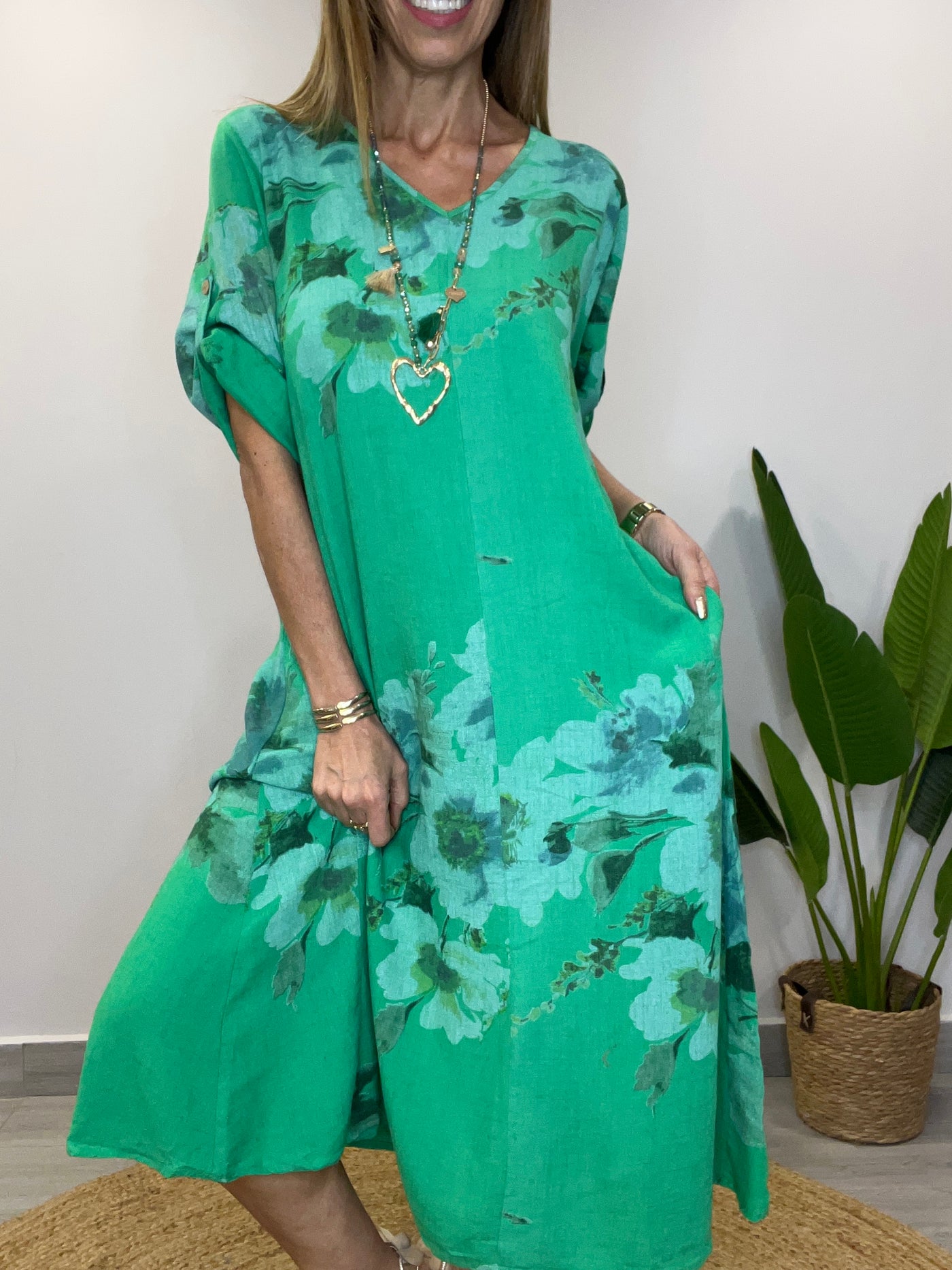 Vestido Linolet Zafiro Verde