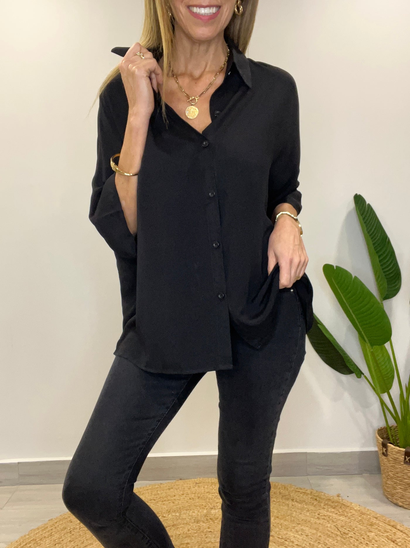 Blusa Catania Negra