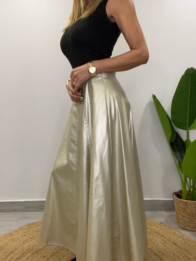 Falda Ecocuero Praga Doraplat