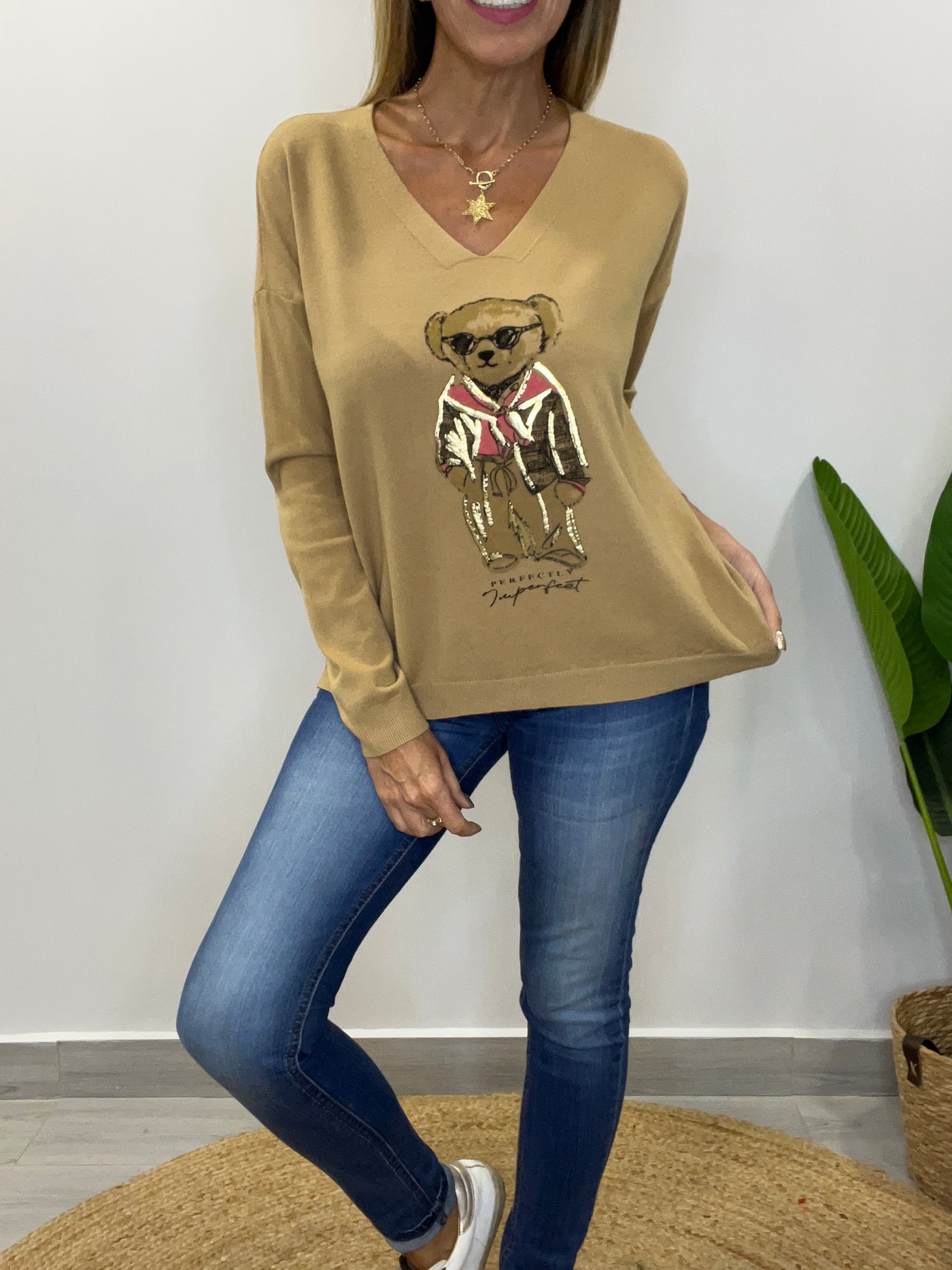 Sweater Bear Camel