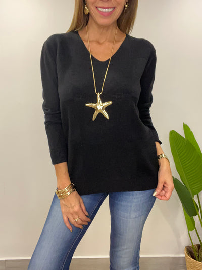 Sweater Deli negro