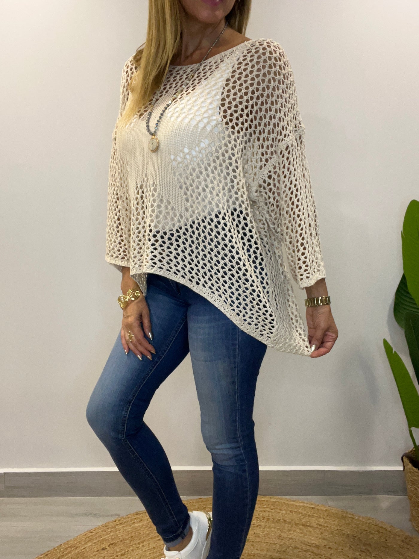 Sweater Hilo BigEstrella Crudo