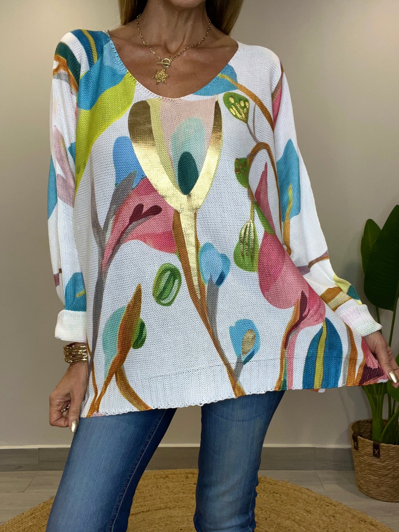 Sweater Hilo Dulce Pastel