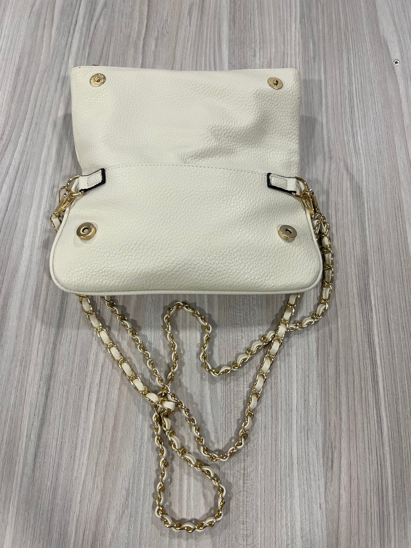 Cartera cadenas Ivory