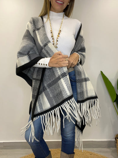 Ruana Barcelona gris