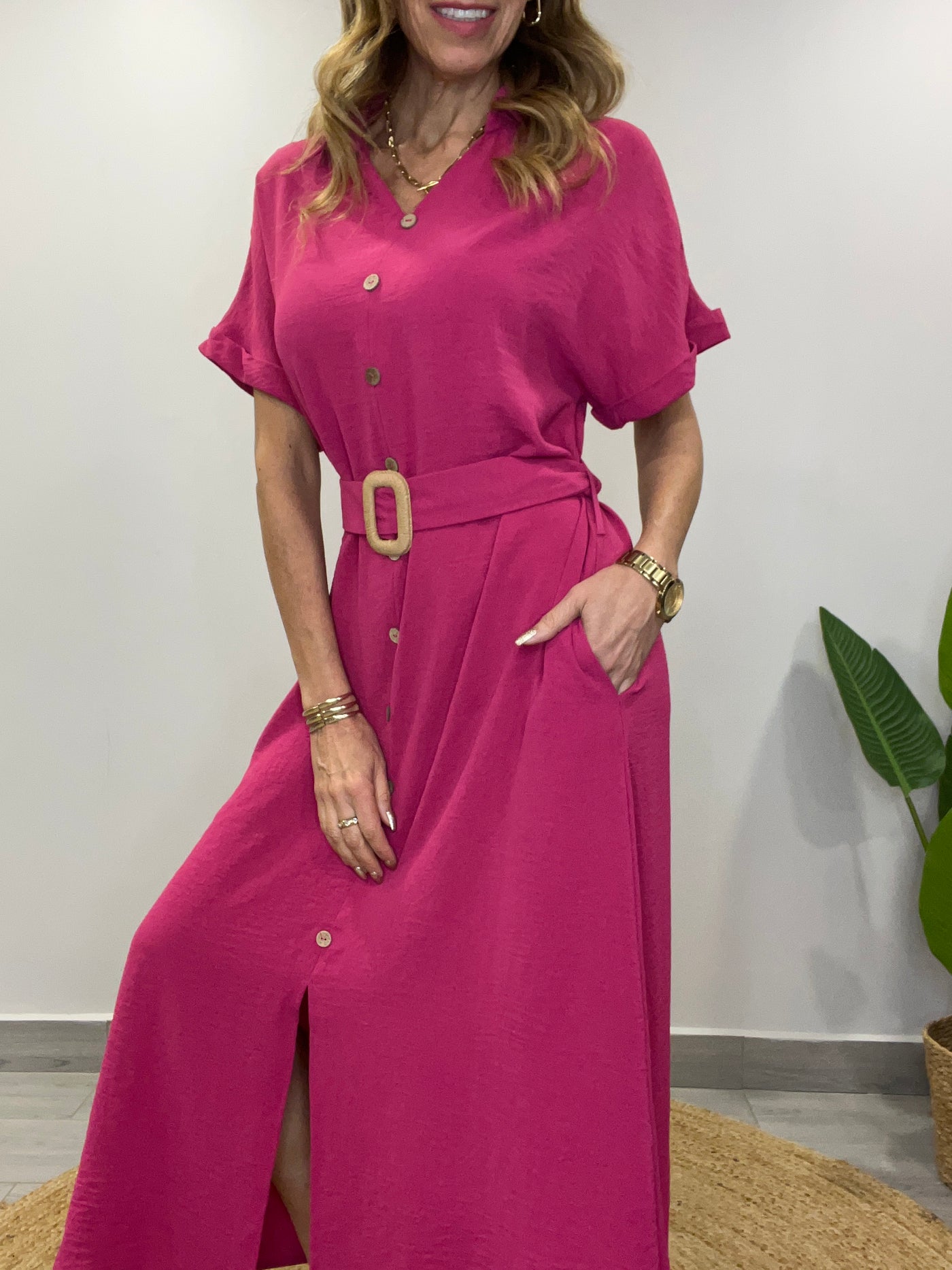 Vestido Lady fucsia