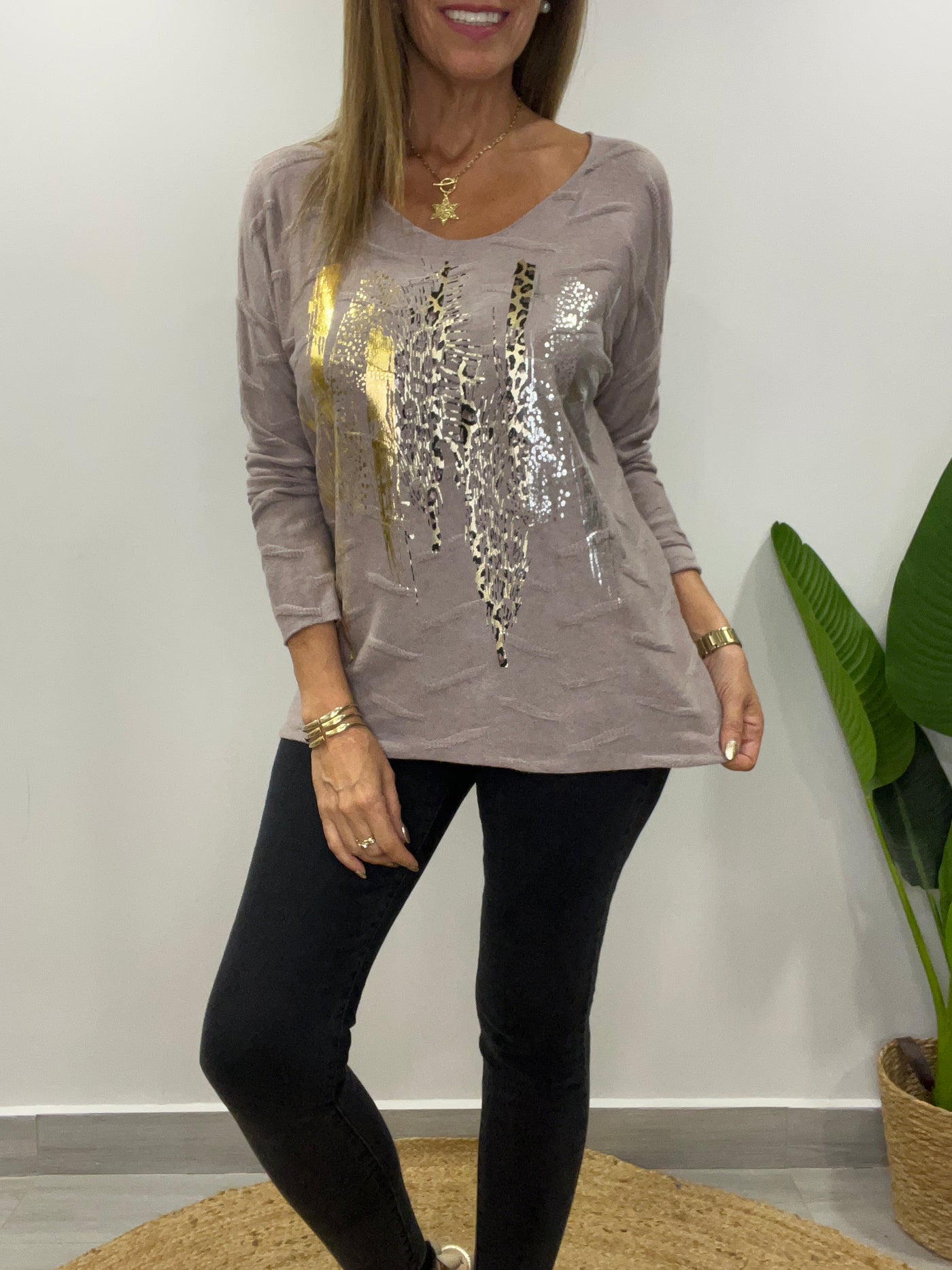 Sweater Italiano Diamond Cocoa