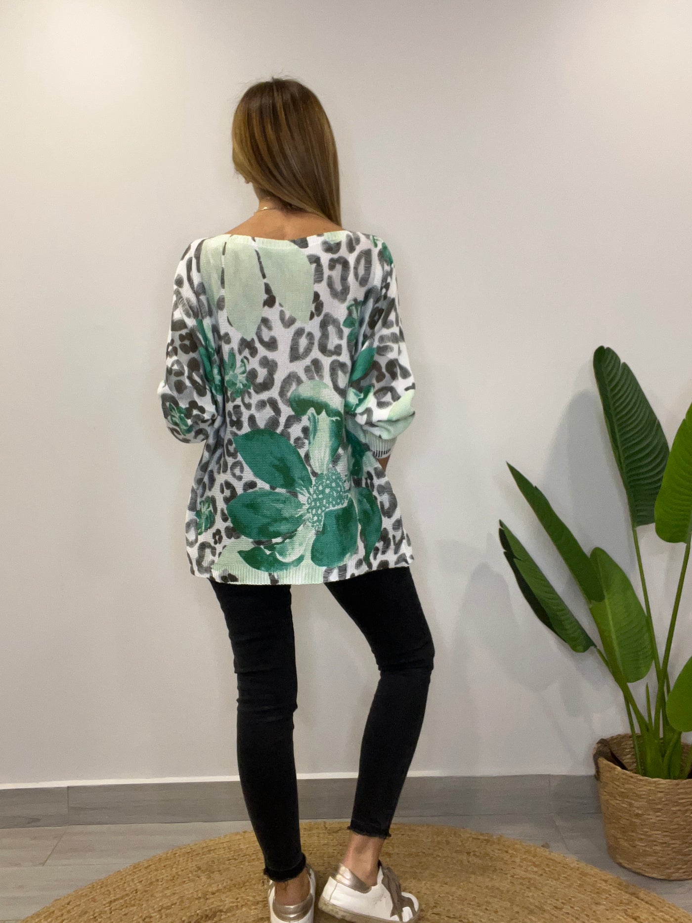 Sweater Hilo Camelia Verde
