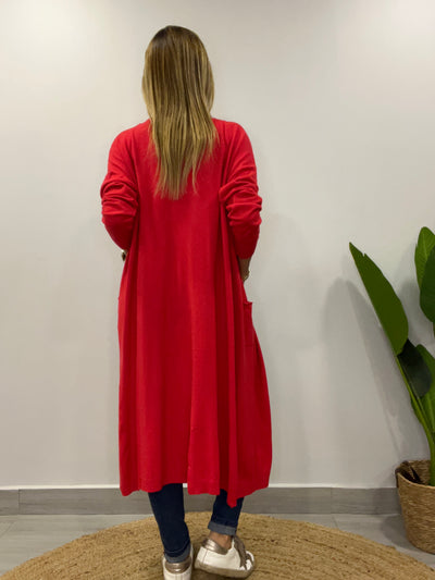 Cárdigan Tifani Rojo