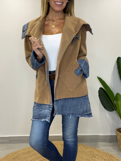 Chaqueta Paño/Jeans Singular Camel