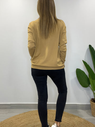 Sweater Love B Camel