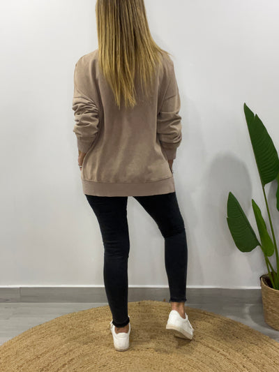 Polerón Hippie Soul Taupe