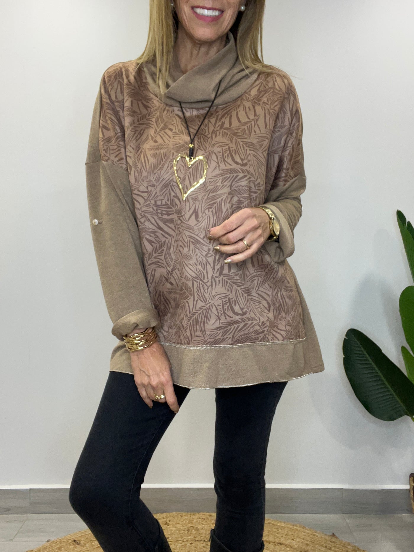 Sweater Espiga Taupe