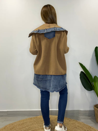 Chaqueta Paño/Jeans Singular Camel