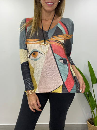 Sweater Italiano Hilo Goya Gris