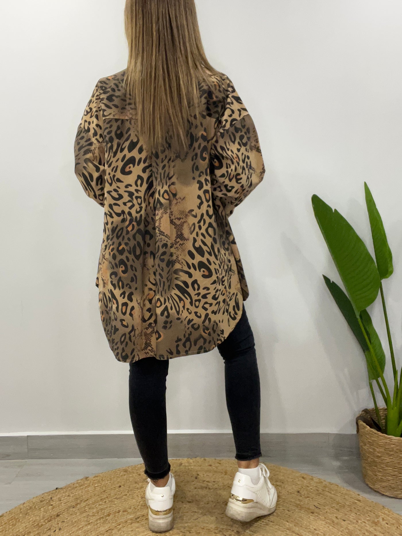 Camisola Italiana Print Camel