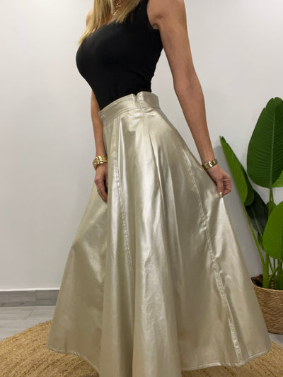 Falda Ecocuero Praga Doraplat