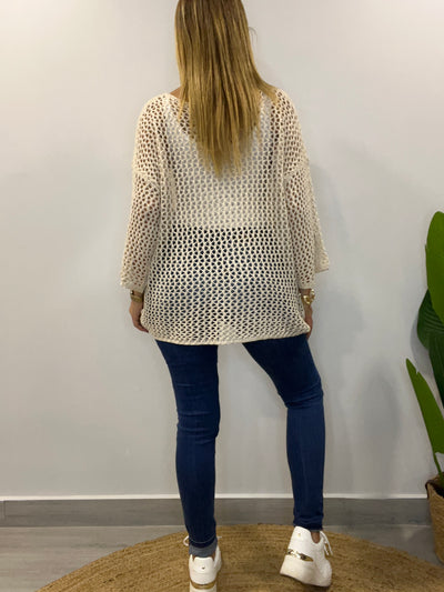 Sweater Hilo BigEstrella Crudo
