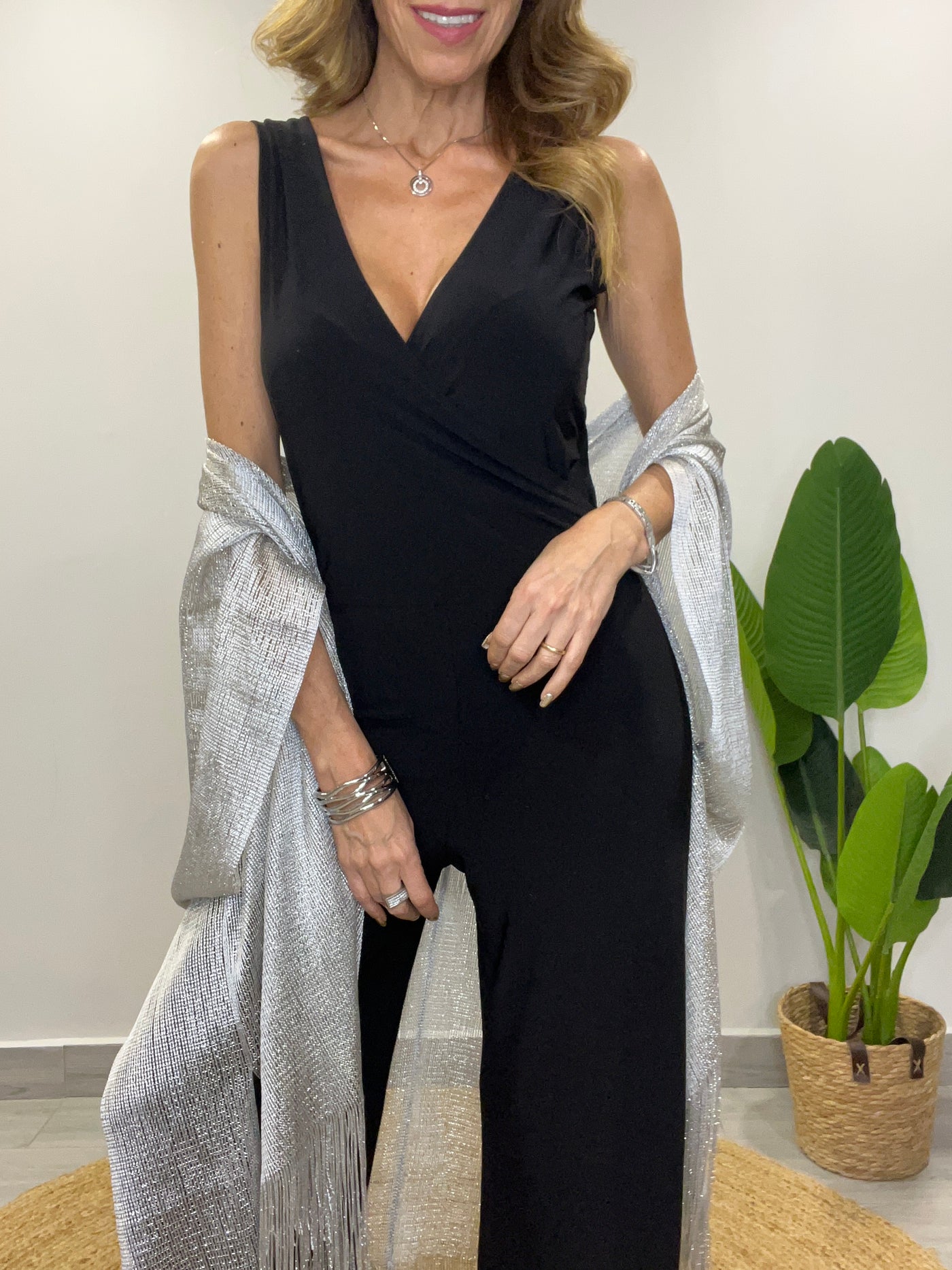 Tapado fiesta Lux Plateado