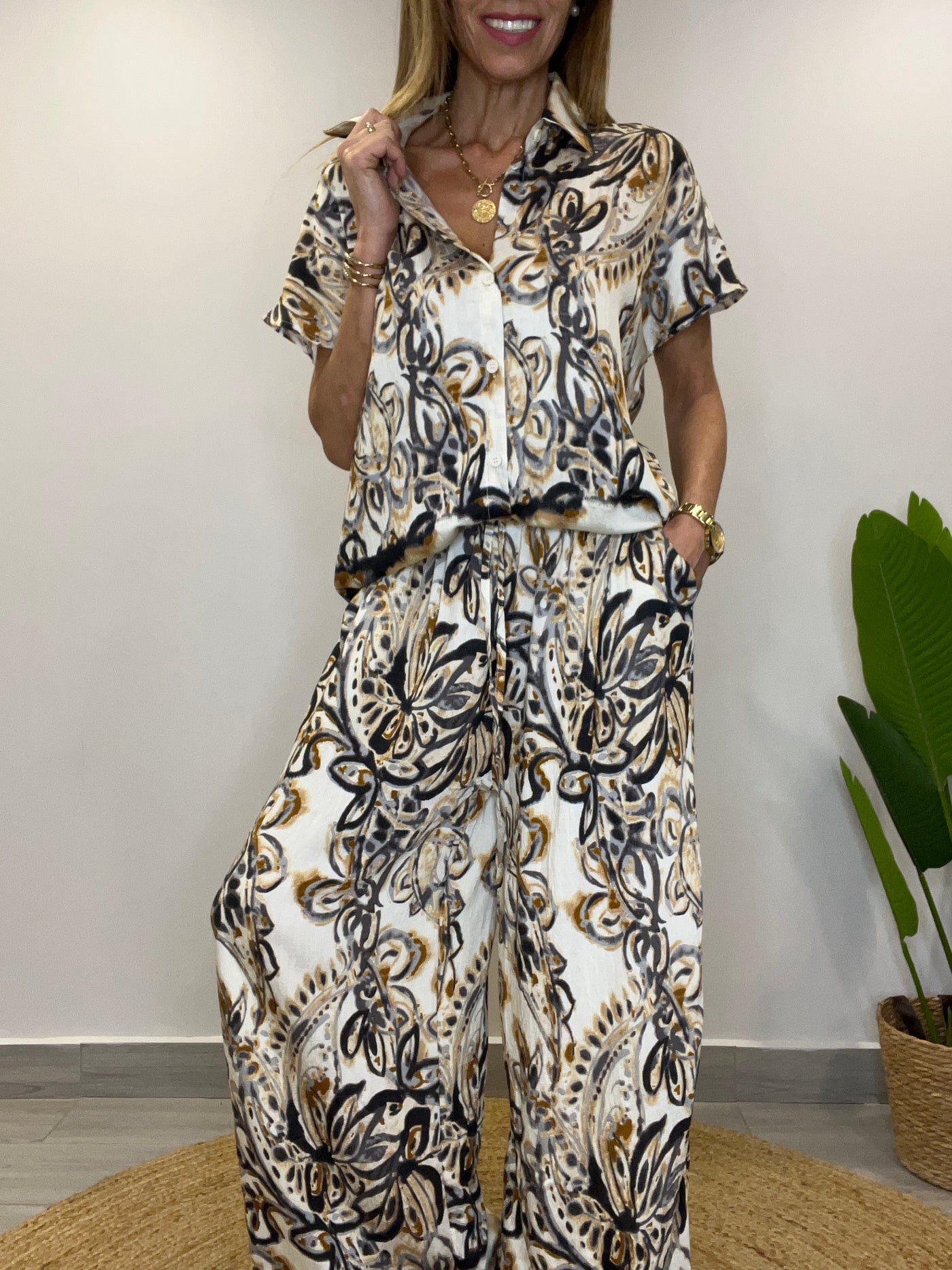 Conjunto Samaná (2 piezas) Negro
