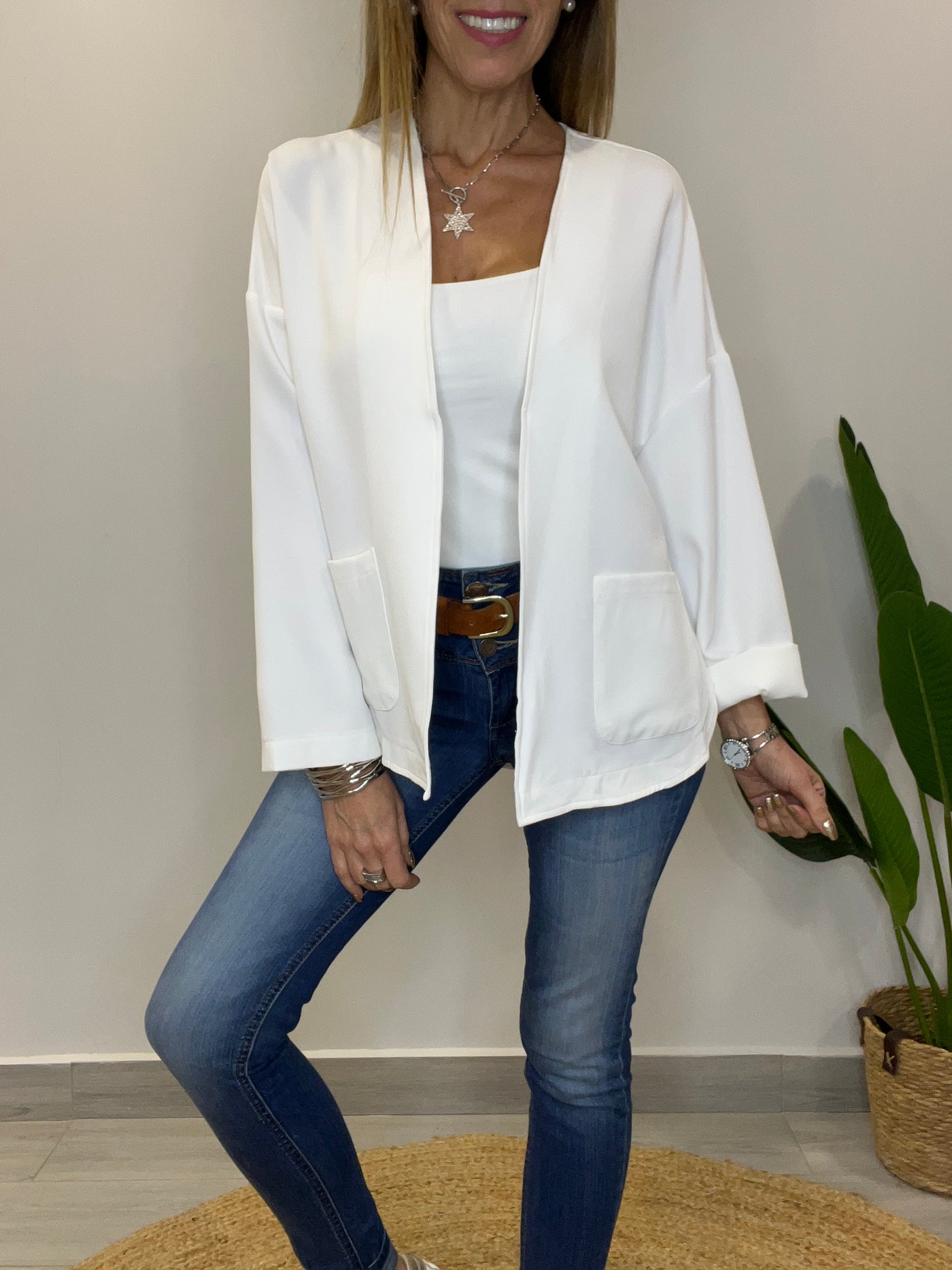 Tapado/Blazer Riviera Blanco