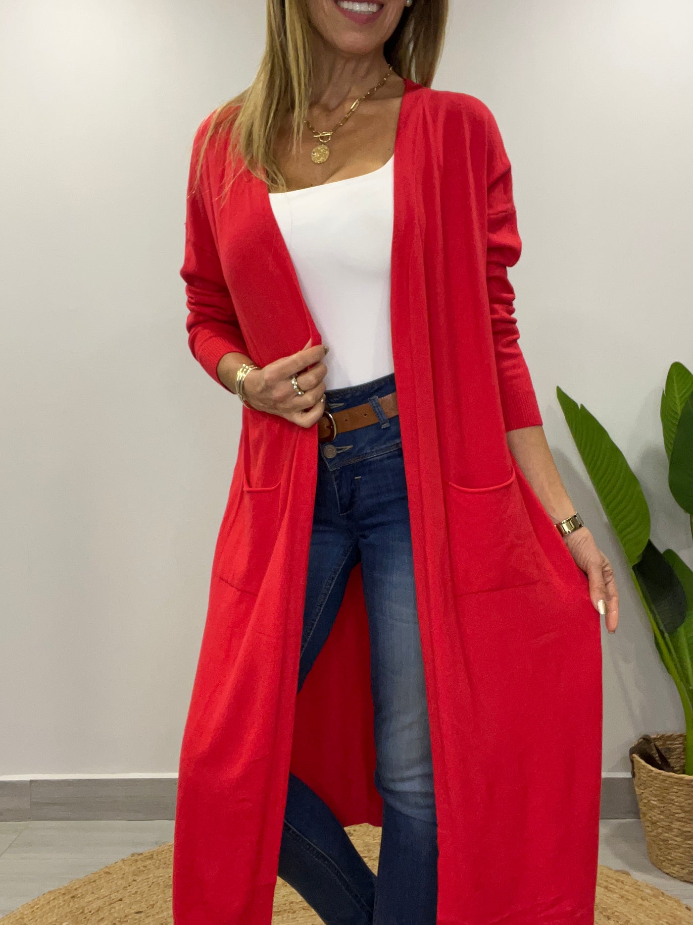 Cárdigan Tifani Rojo