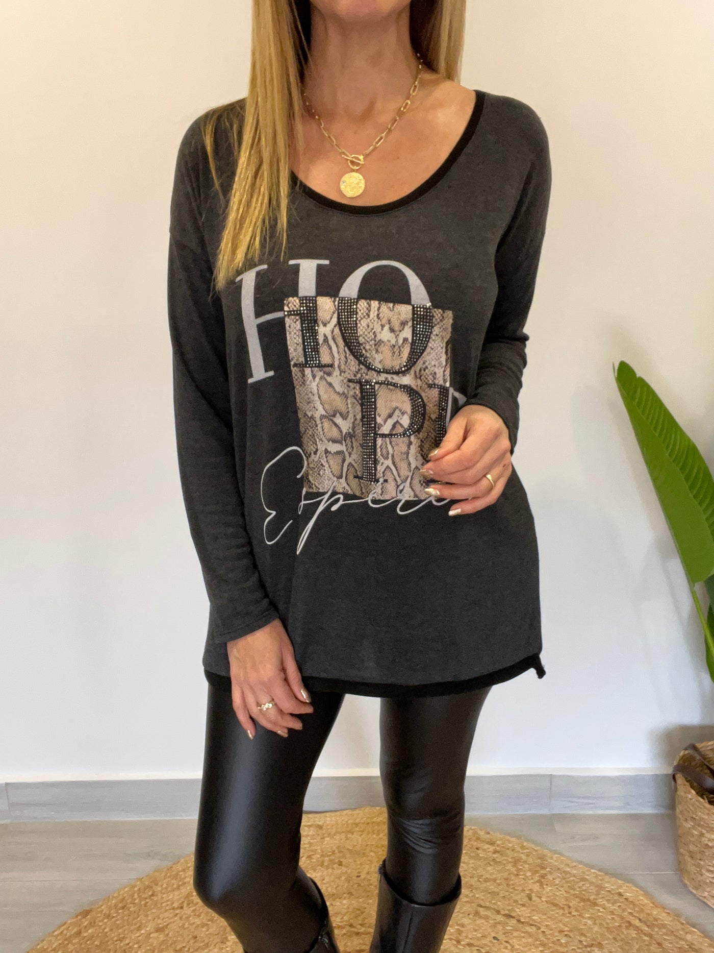 Polera Italiana Hope marengo