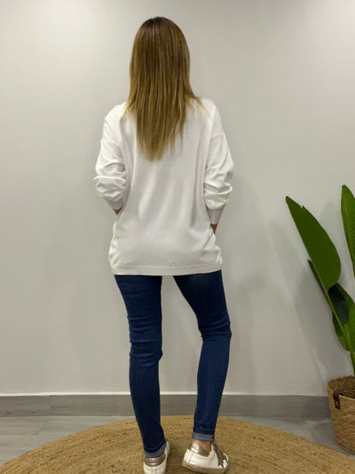 Sweater Pasión blanco