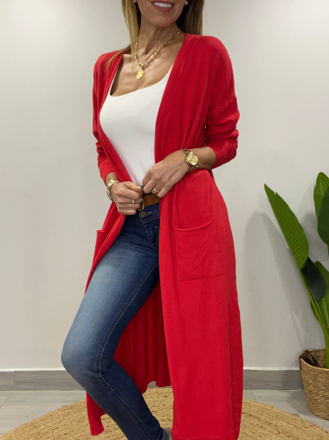 Cárdigan Tifani Rojo
