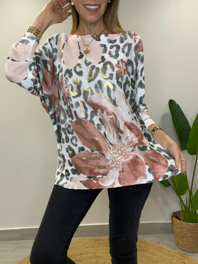 Sweater Hilo Camelia Café