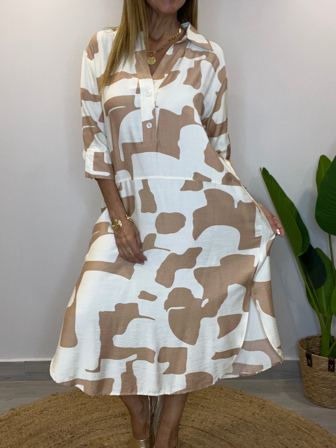 Vestido Venus Beige