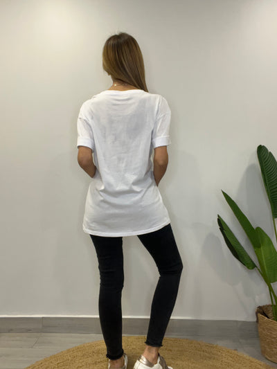 Polera Snoopy 88 Blanca