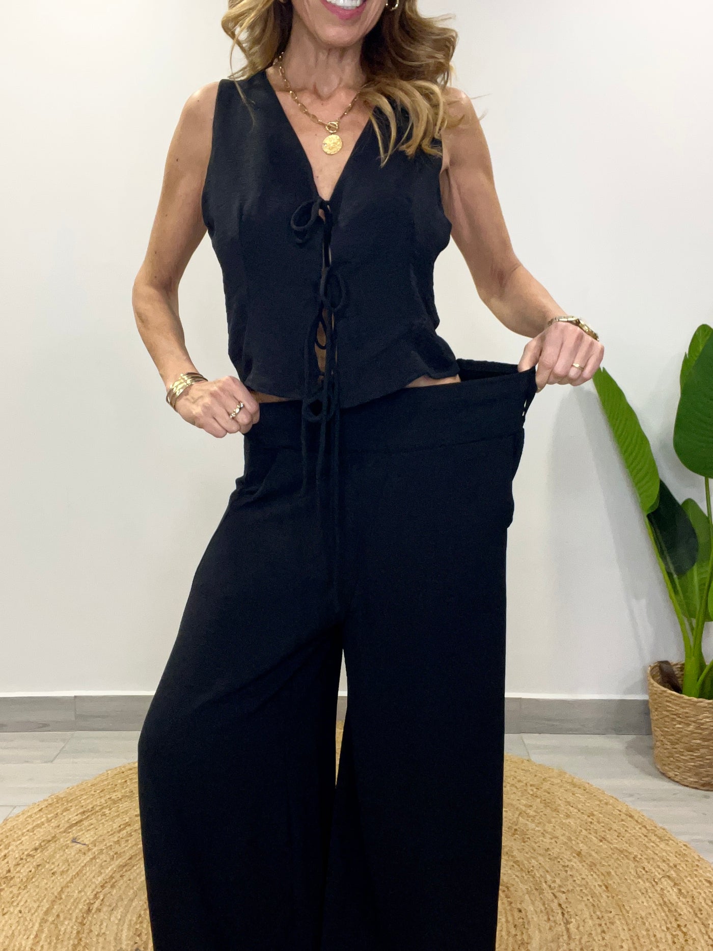 Conjunto Isis (2 piezas) negro